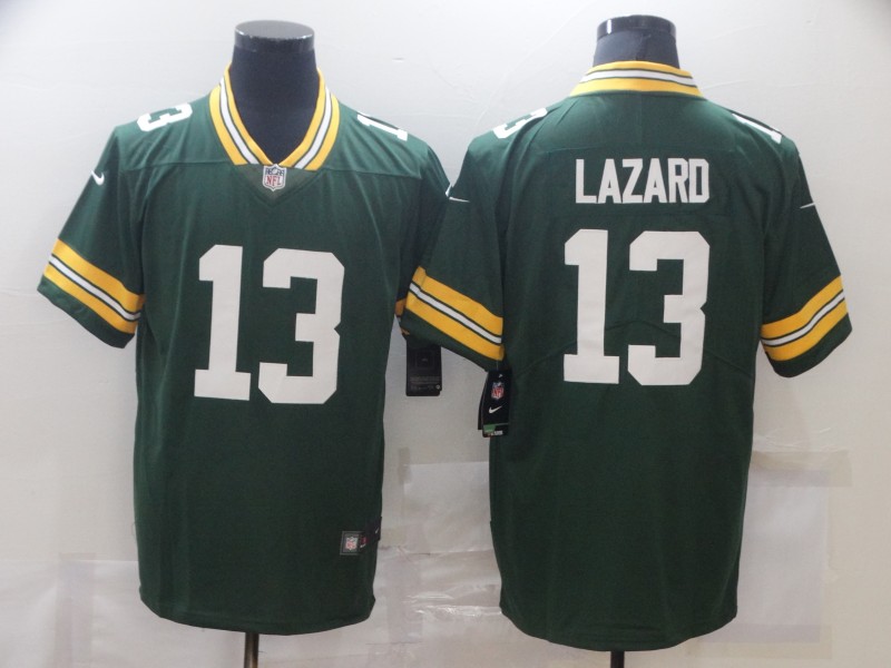 Men Green Bay Packers #13 Lazard Green Nike Limited Vapor Untouchable NFL Jerseys